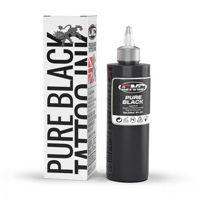 خرید 240ML حرفه ای مشکی خالکوبی رنگ خالکوبی رنگ برای خالکوبی تولید آنلاین