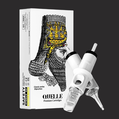 خرید سوزن کارتریج خالکوبی سفید یکبار مصرفی با بسته بندی تک بسته اندازه 12x6x4cm تولید آنلاین
