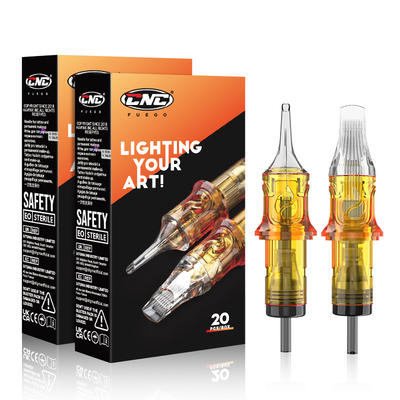 کارتریج خالکوبی تک سوزن 0.25mm 0.30mm 0.35mm کارتریج خط سوزن