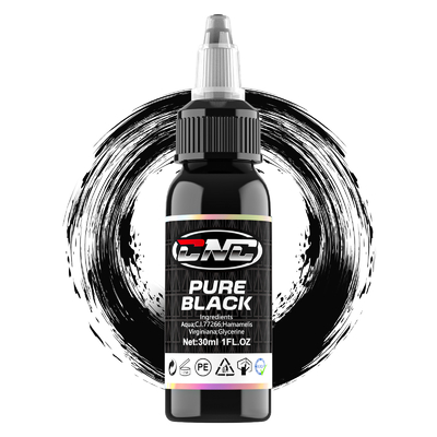 جوهر خالکوبی ضد آب سیاه برای آرایش دائمی برای پوست 30ML