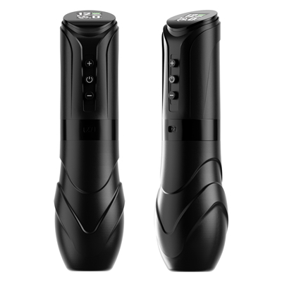 کیفیت بالا حرفه ای 4.5mm ضربه تنظیم شده بی سیم شارژ قدرت 1900mah * 2 باتری قلم ماشین خالکوبی روتاری